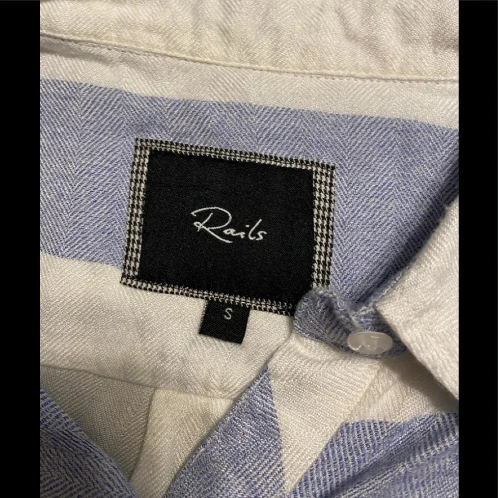 Rails Striped Button Down Top - image 7